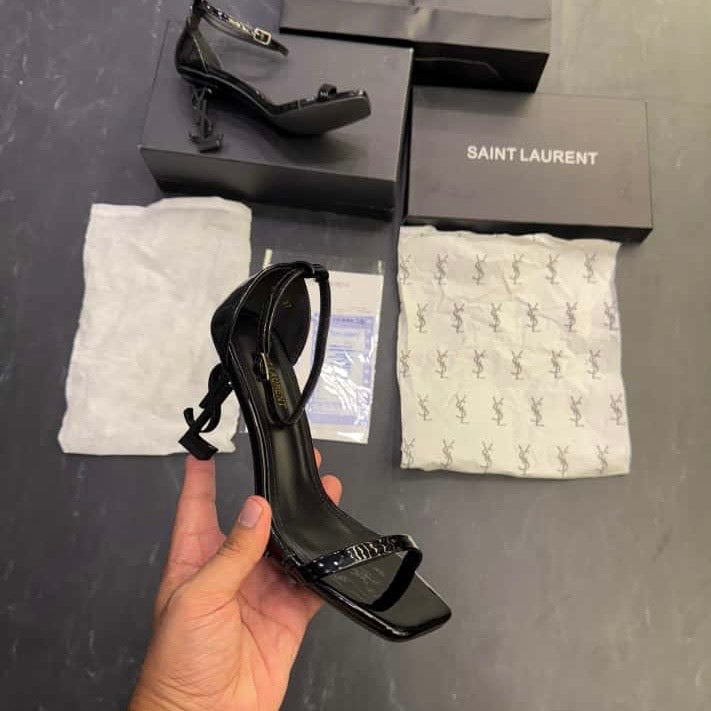 OPYUM Y$L Patent Triple Black Heels