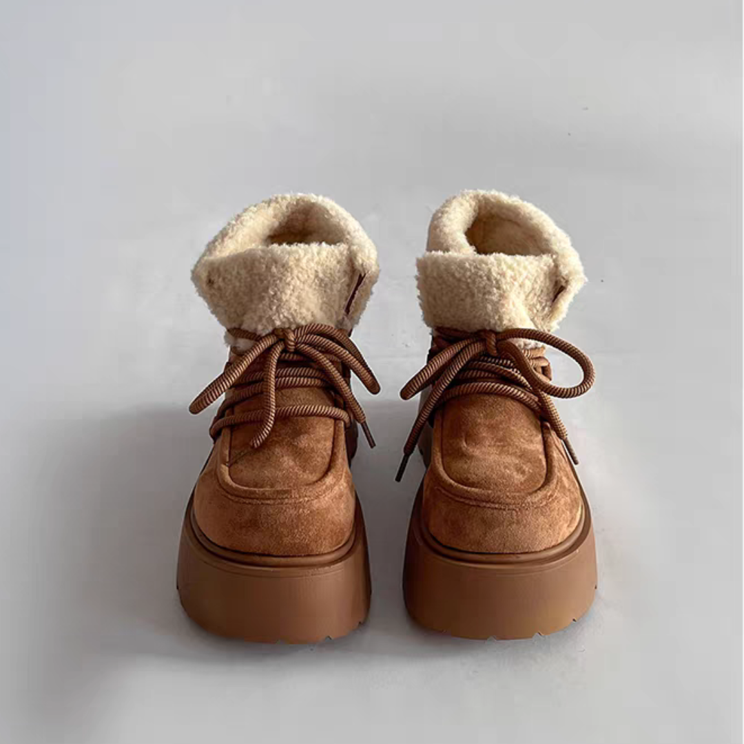 Retro Thick-soled Winter Snow Boots