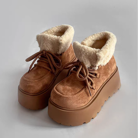 Retro Thick-soled Winter Snow Boots