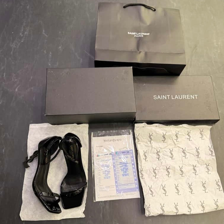 OPYUM Y$L Patent Triple Black Heels