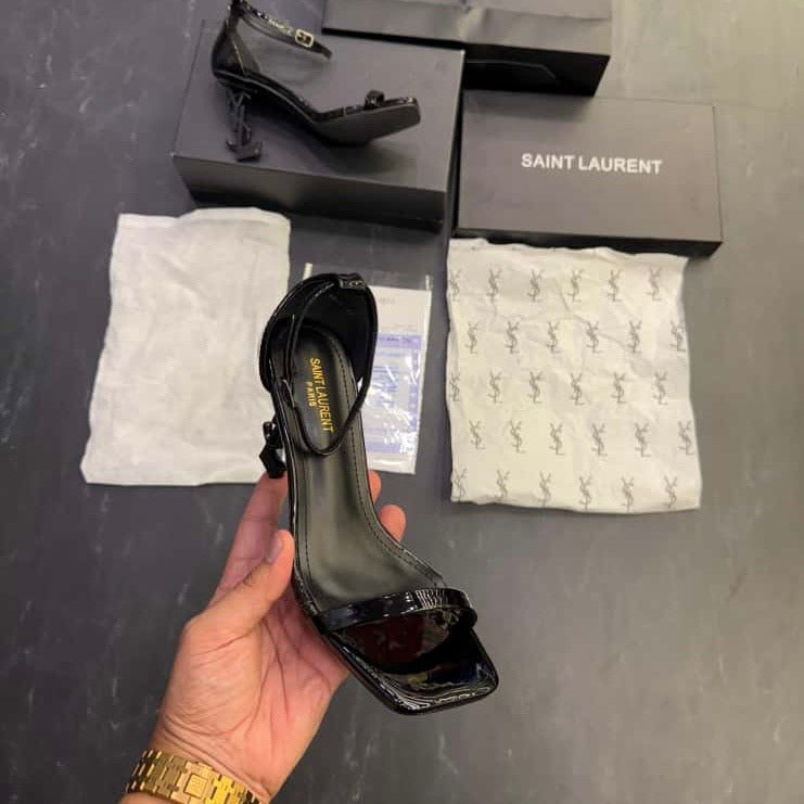 OPYUM Y$L Patent Triple Black Heels