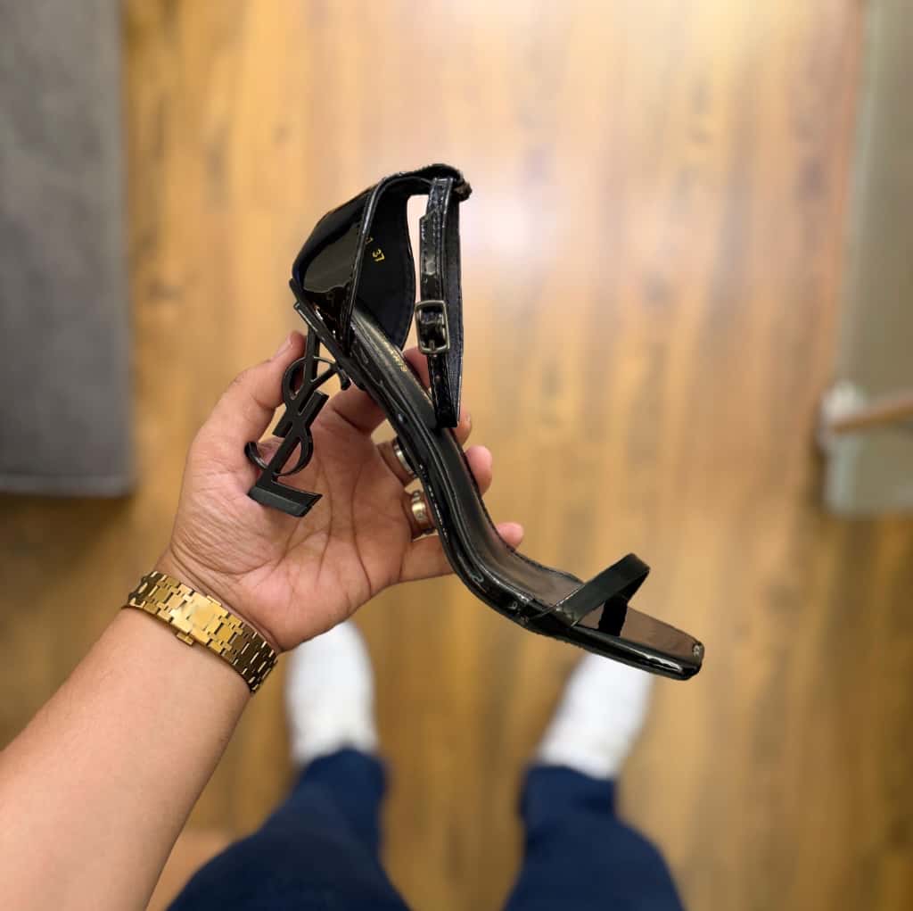 OPYUM Y$L Patent Triple Black Heels