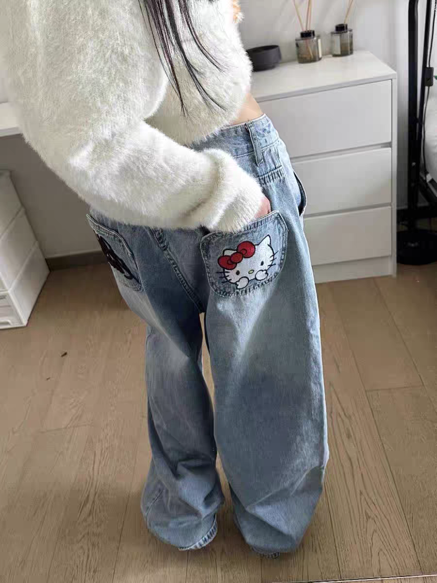 Hello Kitty Baggy Jeans