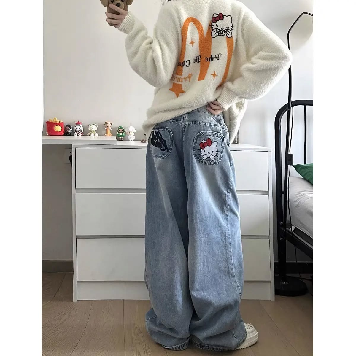 Hello Kitty Baggy Jeans